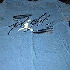 Jordan “Flight” Tee Sky Blue Color
